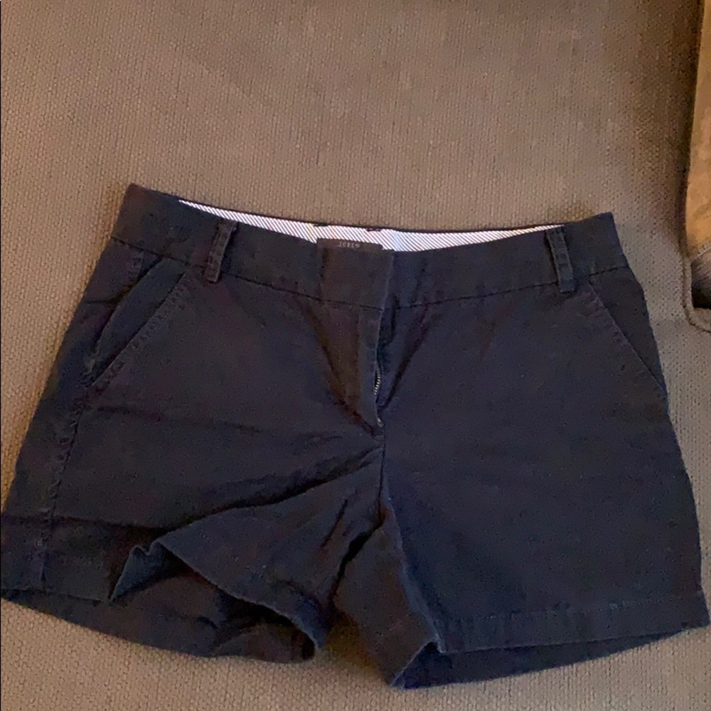 Navy JCrew Chino Shorts Size 10